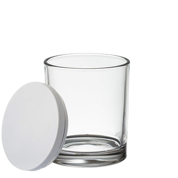 Clear Candle Jars With Bamboo Lids Thick Glass Empty Jars - Temu